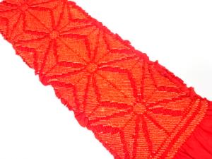 正絹　振袖用　絞り　帯揚げ